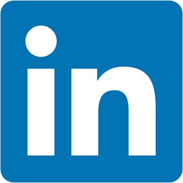 600px LinkedIn logo initials